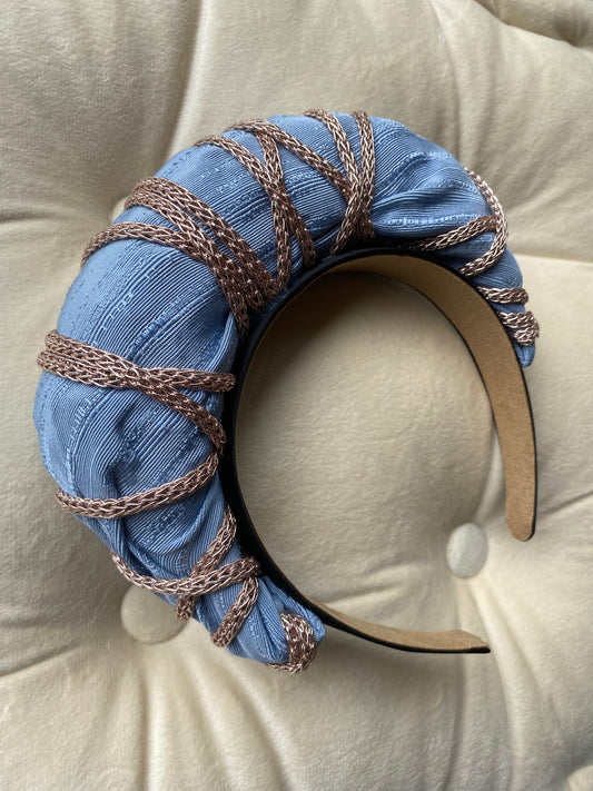 Light Blue & Rose Gold Crown